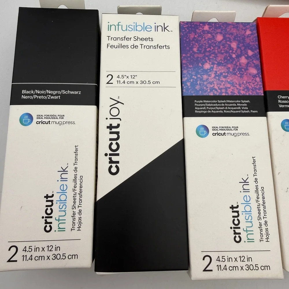 Cricut Infusible Ink Transfer Sheets Mixed Bundle 8pk Multicolor Heat Activated